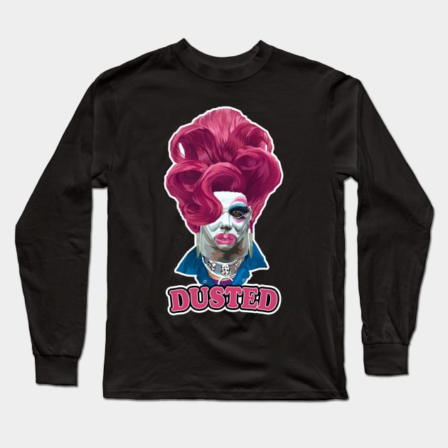 Michael in DRAG (Pink Hair) Long Sleeve T-Shirt by pentoolarts